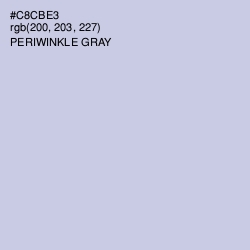 #C8CBE3 - Periwinkle Gray Color Image